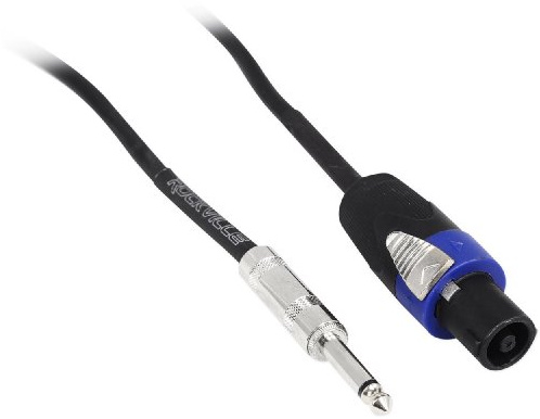 Rockville RCTS1250 50' 12 AWG 1/4 TS to Speakon Pro Speaker Cable