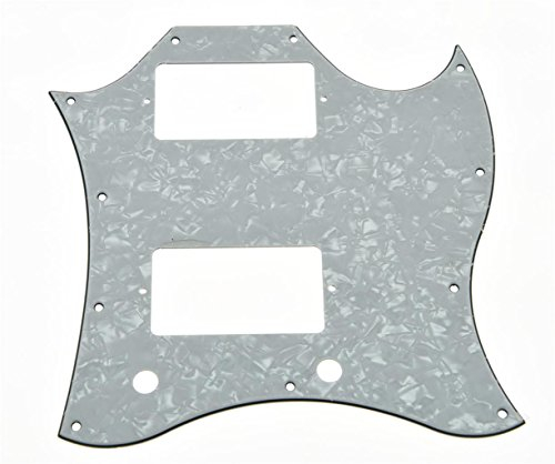 KAISH White Pearl Standard SG Full Face Guitar Pickguard für USA SG Special Guitar
