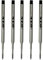 UK Seller! Sets of Pen Refills Compatible with Sheaffer K Ballpoint Pens. Medium Point Ballpoint Soft Roll Refill for (5 Black Ink Refills)