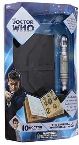 Underground Toys - Figurina - Doctor Who - Doctor Who The Journal of Impossible Things And Sonic Screwdriver