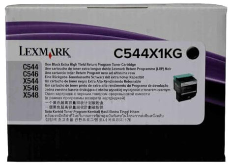 Lexmark 0777787469411 – 0 C544 X 2KG – Schwarz – Patrone für Drucker