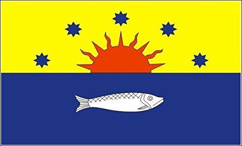 U24 Aufkleber Sylt Ost Flagge Fahne 8 x 5 cm Autoaufkleber Sticker