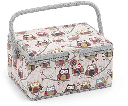 Hobby Gift Exclusive Mittelgroße Aufbewahrungsbox für Näharbeiten, Johlen, 19 x 26 x 15 cm
