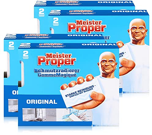 Mr.Proper Express Schmutzradierer 2 Radierer/Paket (4er Pack)