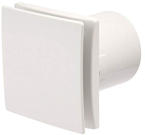 Manrose DECO100SW 4 100mm Standard On/Off White Extractor Bathroom Shower Fan (White Standard On/Off)