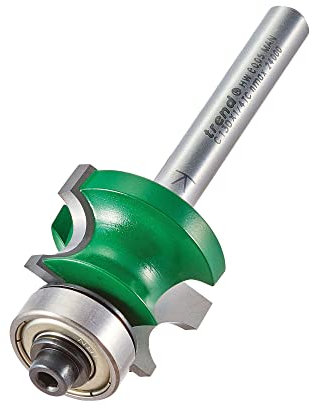 Trend CraftPro Corner Bead Router Cutter, 1/4 Inch Shank, 26mm Cut Diameter & 16mm Cut Length, 4.8mm Radius, Tungsten Carbide Tipped, C130X1/4TC