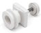 8 x Shower Door Rollers Joint Ball Grooved Sovereign Wheels/Runners 19mm L1
