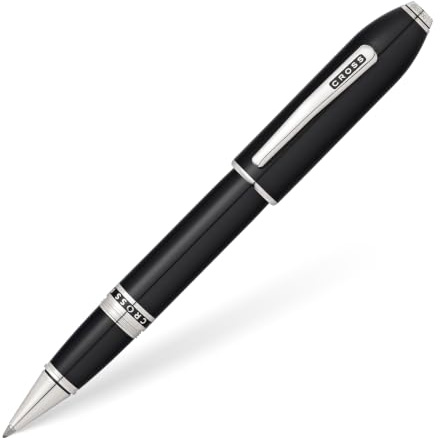 Cross Peerless 125 Obsidian Lacquer Rollerball Pen - Black