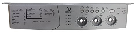 Indesit Oven Control Panel & Drawer Handle. Genuine part number C00110281
