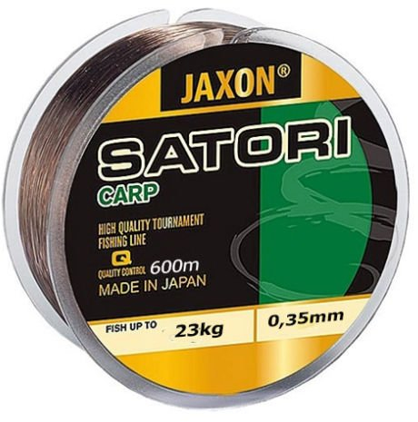 Jaxon Angelschnur Satori CARP 600m Spule Monofile Karpfen Schnur (0,35mm / 23kg)