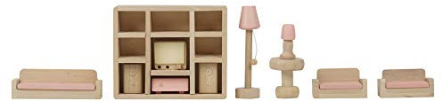 URBN-TOYS Children Wooden Doll House Furniture Gift Toy Sets (Living Room)