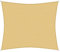 sunprotect 12019 Professional Sonnensegel, 6 x 5 m, Rechteck, Wind- & wasserdurchlässig, beige