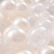 KiddyMoon 700 ∅ 7Cm Kinder Bälle Spielbälle Für Bällebad Baby Plastikbälle Made In EU, Perle/Transparent