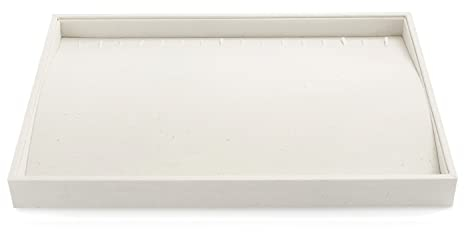 Oirlv Jewellery Organiser Tray Stackable Jewellery Tray Jewellery Drawer Organiser Tray for Necklace Pendant Long Chain Display and Organiser