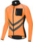WOSAWE Veste de Cyclisme pour Hommes Femme Imperméable Légère Course Manteau Haute Visibilité VTT Vêtements (Poche Poitrine Orange, XXL)