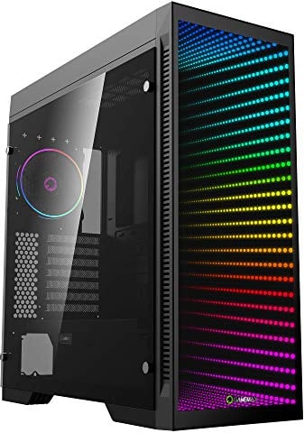 GameMax Abyss ARGB PC Gaming Case E-ATX | Black