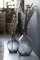 Ib Laursen - Glasballon, Vase - Glas - grau - 36 x 20 cm