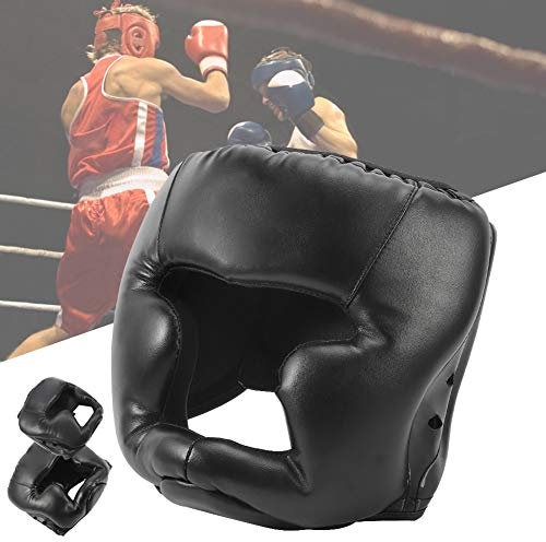 Keenso Casco protettivo per boxe, guance e orecchie, per adulti/bambini, sanda/muay/thai/kickboxing/karate/taekwondo, attrezzatura di protezione da combattimento (adulto)