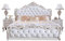 jvmoebel Klassisches Bett Barock Rokoko Hotel Betten Polsterbett Doppelbett Chesterfield