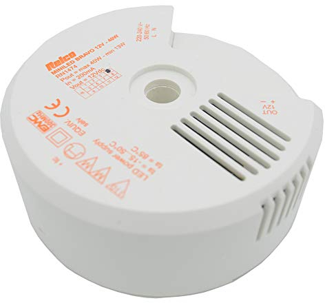 LED Netzteil 13-40W 12V DC Rund-Trafo 220V/240V Miniled Bravo RN1474