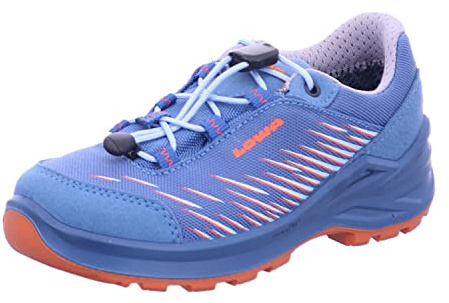 LOWA Halbschuh ZIRROX GTX LO JUNIOR skyblue/orange, 33