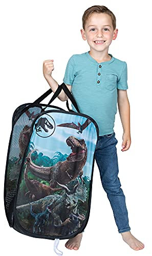 Franco Jurassic World Faltbarer Aufbewahrungskorb für Kinderzimmer, Einheitsgröße