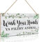 TOARTi Bathroom Sign,Wash Your Hands Ya Filthy Animal Wall Decor,Funny Bathroom Wooden Hanging Wall Art, Green Plant Wood Plaques For Toilet Washroom Decor Home Gift(6''x 11'',Ready to Hang)