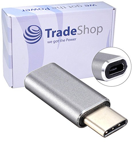 Micro USB zu USB Typ C 3.1 Adapter 2A kompatibel mit Coolpad Cool S1, Google Pixel 2 Pixel 2 XL, Hisense A2, HTC U Play, Huawei Honor 8 Pro Honor 9 Mate 10 Nova 2 Plus