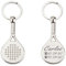 ibera gifts - Llavero Padel Personalizado en Forma de Raqueta, Acero Inoxidable, Llaveros Padel y Llaveros de Padel, Presentado en Bolsa de Regalo