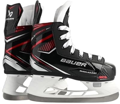 Bauer LIL'ROOKIE Schlittschuhe verstellbar Bambini, Weite :R = Regular, Größe:29.5-33.5