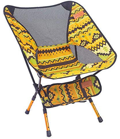 ONWEE Angeln Wandern Angeln Picknick Lounge Chair Tragbarer Moon Chair Kompakter, ultraleichter, zusammenklappbarer Campingstuhl Outdoor-Klappstuhl Tragbarer Strandstuhl Angeln Vision