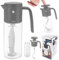 orion group Salatdressing Flasche zum Mischen von Olivenöl und Dressing manueller Ölmixer Olivenölflasche 350 ml