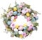 Folpus Ghirlanda di Fiori con Uova di Pasqua, Ghirlanda Decorativa per Porta di Pasqua, Ghirlanda di Foglie Verdi Artificiali per Porta d'ingresso, Patio per, Stile b