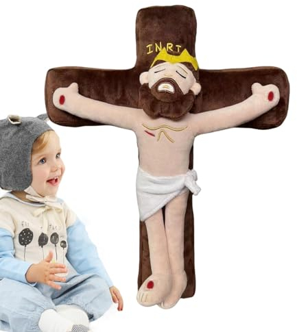 Plüsch-Jesus-Puppe, Jesus-Plüschtier - Weiches gefülltes Jesus-Plüschtier | Gute Elastizität als Dekokissen für Couch, Wohnzimmer, Kinderzimmer und Schlafzimmer