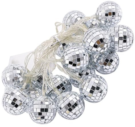 OUNONA 1 Set Mini Disco Ball Lights Home Hanging Ornament Christmas Light Decoration Camping Tent Accessories Camping Supplies for Tent Camping Festival Camping Accessories LED Lights