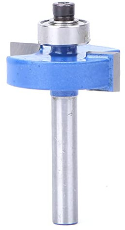 Fraise à Feuillure de Type T de 9,52 Mm avec Tête de Coupe en Alliage YG8 pour MDF, Panneaux de Particules de Bois Massif, contreplaqué, Cadre de Porte en Bois, Cadre de Fenêtre