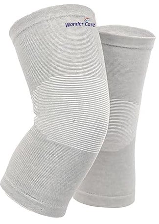 Wonder Care Bamboo Sleeves for Men/Women, Joint Support for Running, Gym, Badminton, Sports, Compression Joint Sleeves |Perfect Patella Brace for Pain and Enhanced Comfort (XL).