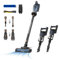 Taurus Homeland Ultimate Digital Aspirador Escoba, 0.6 Liters, Aluminio, BLU y Negro