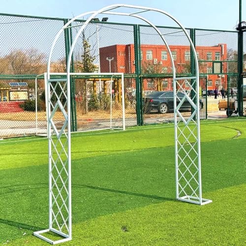 LXJBBD Garden Arch Trellis - Heavy Duty Metal Iron Pergola for Outdoor Climbing Plants - Weather Resistant with Stable Bases