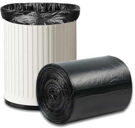 O2frepak Noir Sac Poubelle 180 Litres,Sac Poubelle Haute Résistant (100x120cm,20Sacs)
