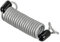 sourcing map Cable recordatorio, cable recordatorio de bloqueo de disco, cable de seguridad de resorte de acero, cuerda de bobina de alarma, 3.3 pies, 2.5 mm, recubierto de vinilo con doble bucle para