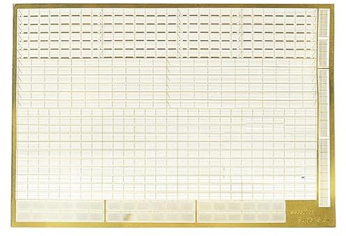 1/350 Scale Etching Sheet US Navy Ship Railing Universal Etching Upgraded Alloy Etchings For Military Model Detailing