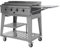 METRO PROFESSIONAL 4-Hauptbrenner Gasgrill, Grillfläche 50 x 85 cm, fahrbar, Schutzabdeckung, Stahl, silber