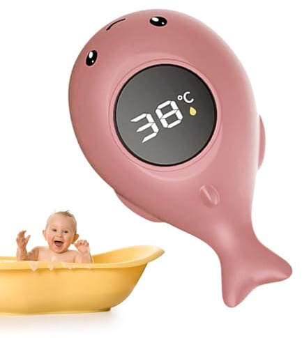 Termometro Vasca Bagno | Termometro Digitale Da Bagno Neonato | Termometro Bagnetto Bambini | Termometro Per Temperatura Acqua Bagnetto Neonato, Design Delle Balene