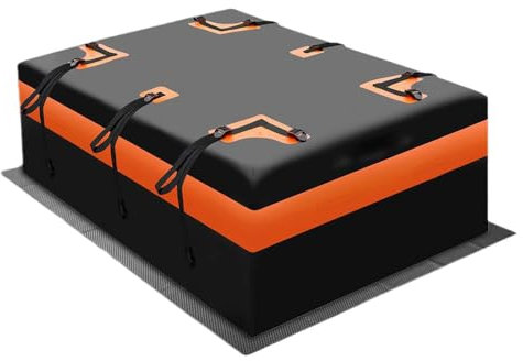 bairuibin Borsa da Tetto per Fi-at 124 500 500e 500L 500S 500X,Impermeabile Box da Tetto Auto Flessibile,Porta Bagagli da Tetto per Auto,Borsa da Tetto per Viaggi e Trasporto