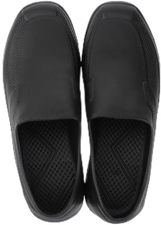 RenDiuJups Zapatos de Chef Profesionales - Antideslizantes & Resistentes a Aceite/Agua - Calzado Seguridad Cocina Ligero y Cómodo para Cocineros y Personal Restauración(Black,EU38)