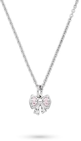 s.Oliver Kinder Schmuck – Halsketten aus Silber mit verschiedenen Herz, Schmetterling, Schleife, Hufeisen & Kreuz Designs – Fröhlich, Bunt & Stilvoll – Perfekte Geschenkidee
