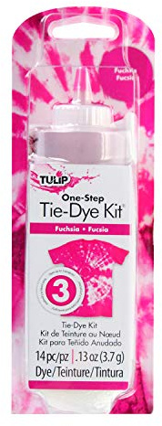 Tulip Step Tie-Dye Kit 1 Color Fuschia, Fuchsia, One Size