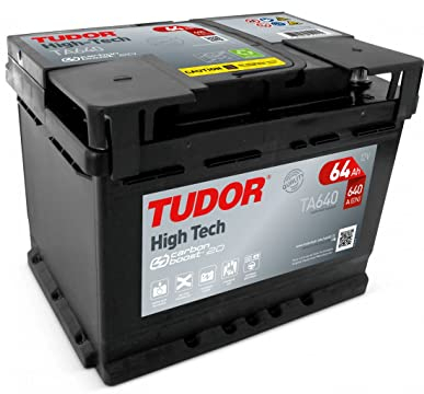 Tudor Exide High-Tech Batteria da auto, 64 Ah 12 V, dimensioni: 242 x 175 x 190 cm, morsetto “+” sulla destra