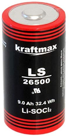 AccuCell Neu ER26500 Lithium Batterie 3,6V 8500mAh Größe C Dosen-Typ